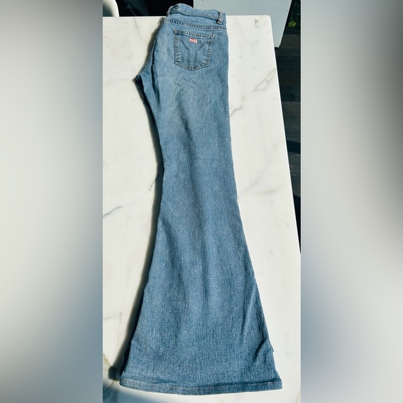 Miss Sixty faded denim flare bottom jeans. Size 28. In great condition. - Picture 8 of 9